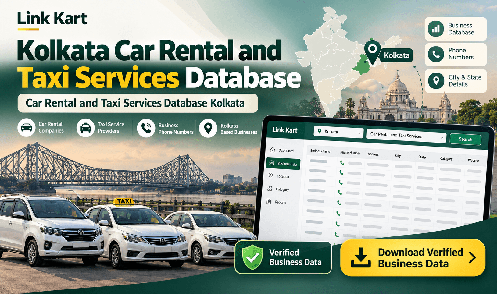 Car Rental and Taxi Services in Kolkata