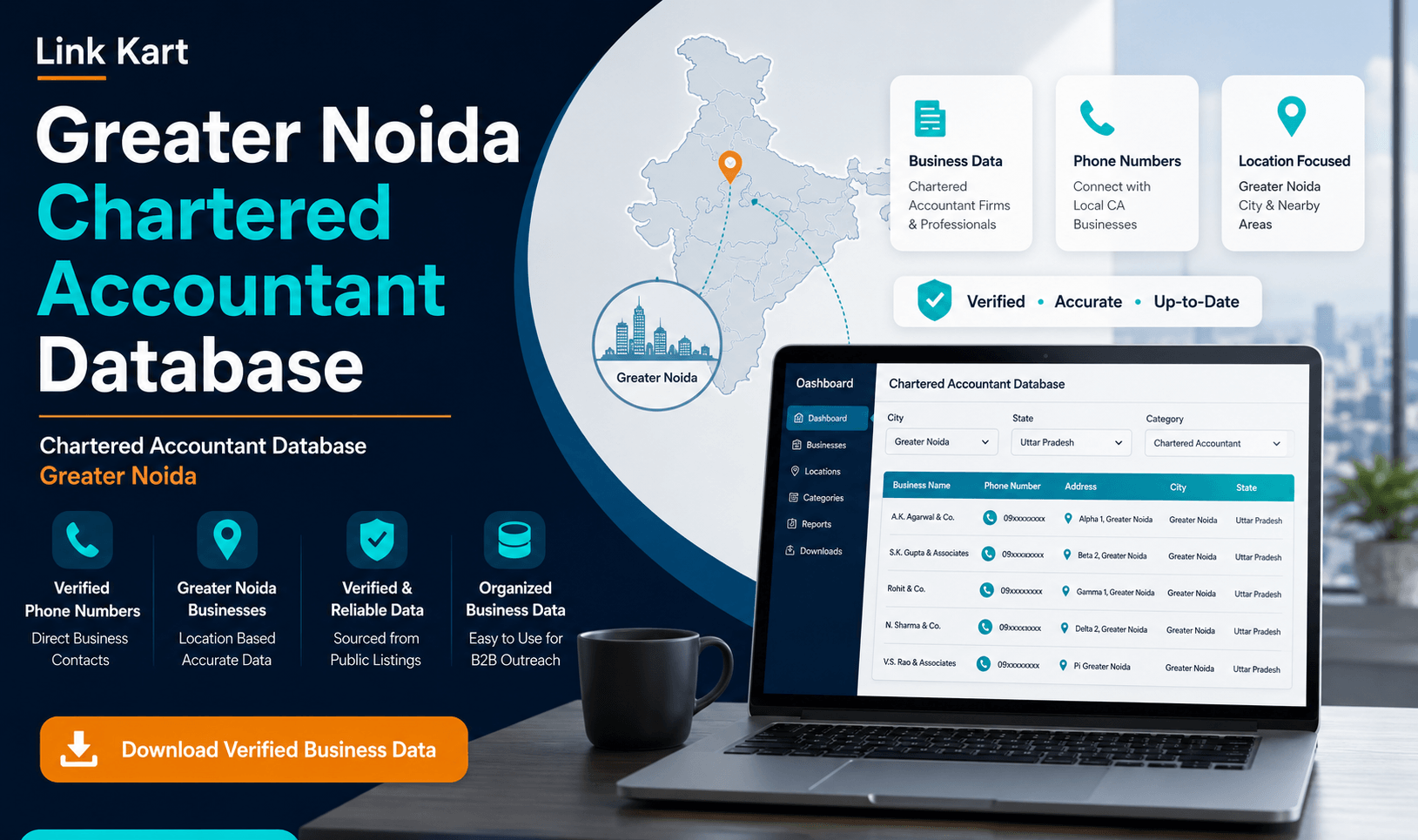 Chartered Accountant Database Greater Noida