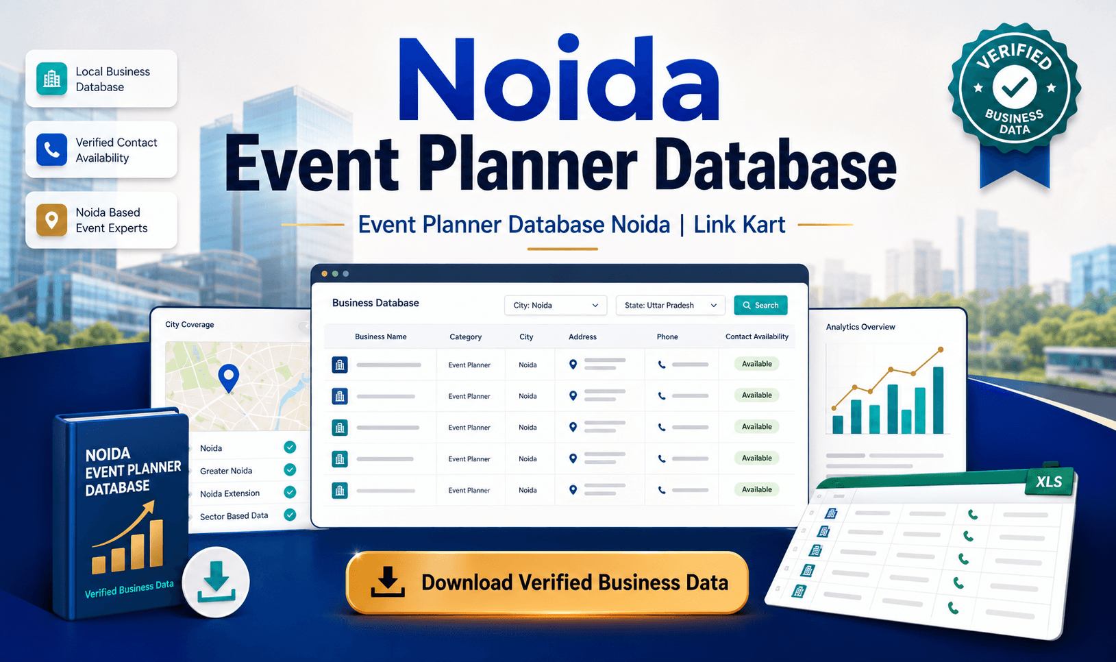 Event Planner Database Noida | Link Kart