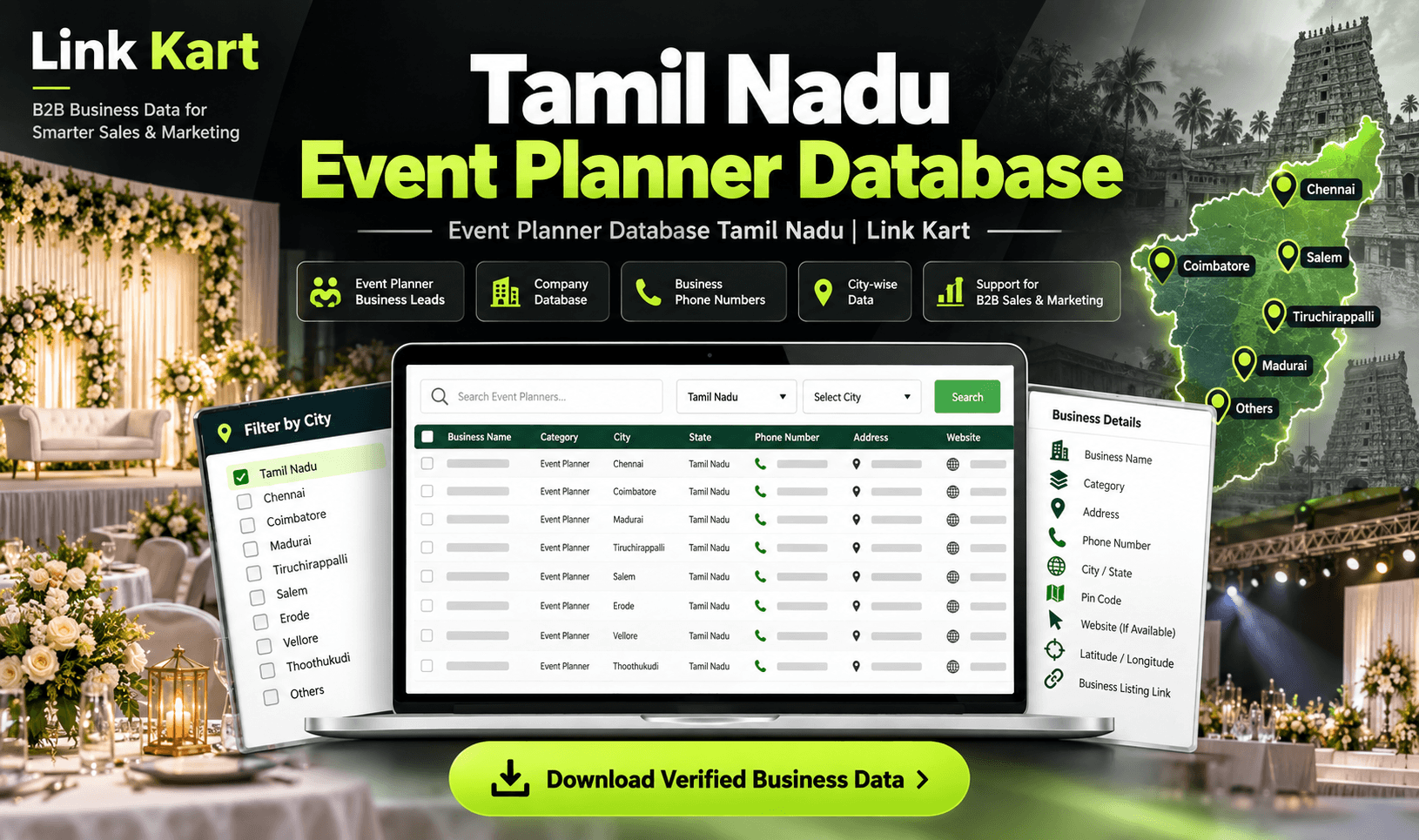 Event Planner in Tamil Nadu