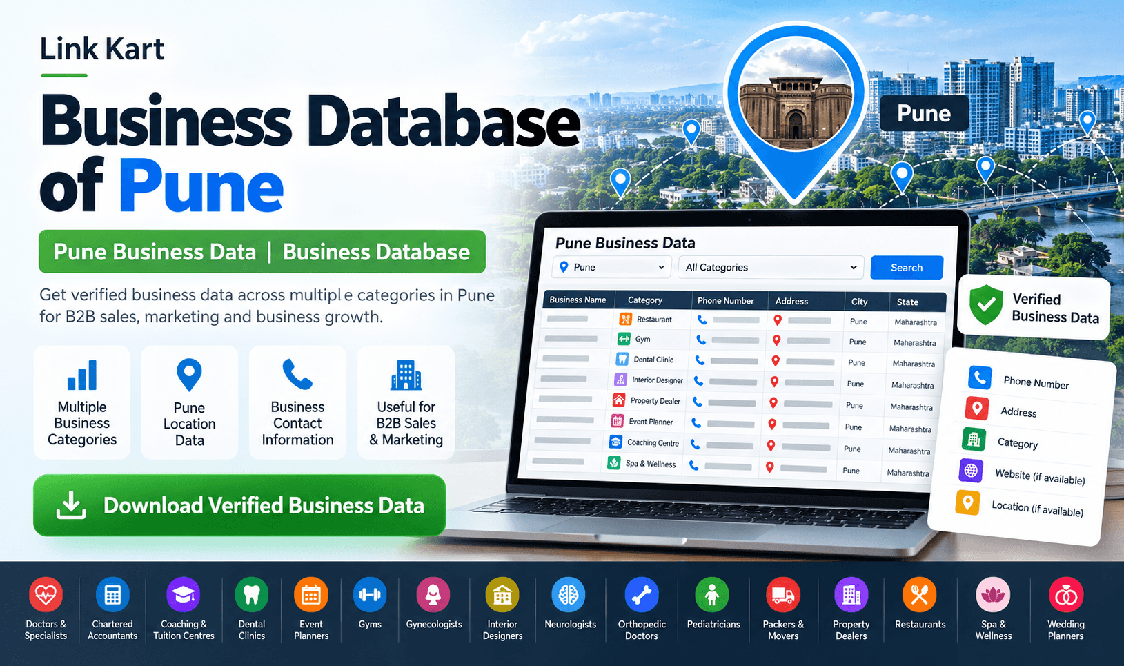 All Business Data in Pune (57958)