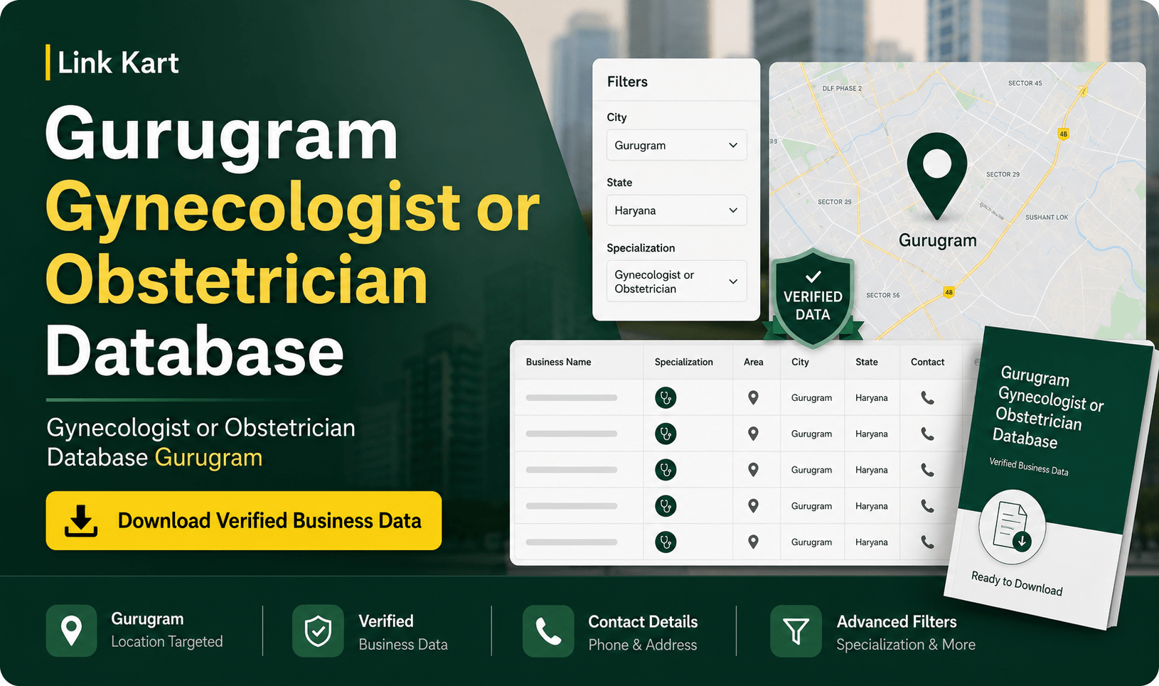 Gynecologist or Obstetrician Database Gurugram