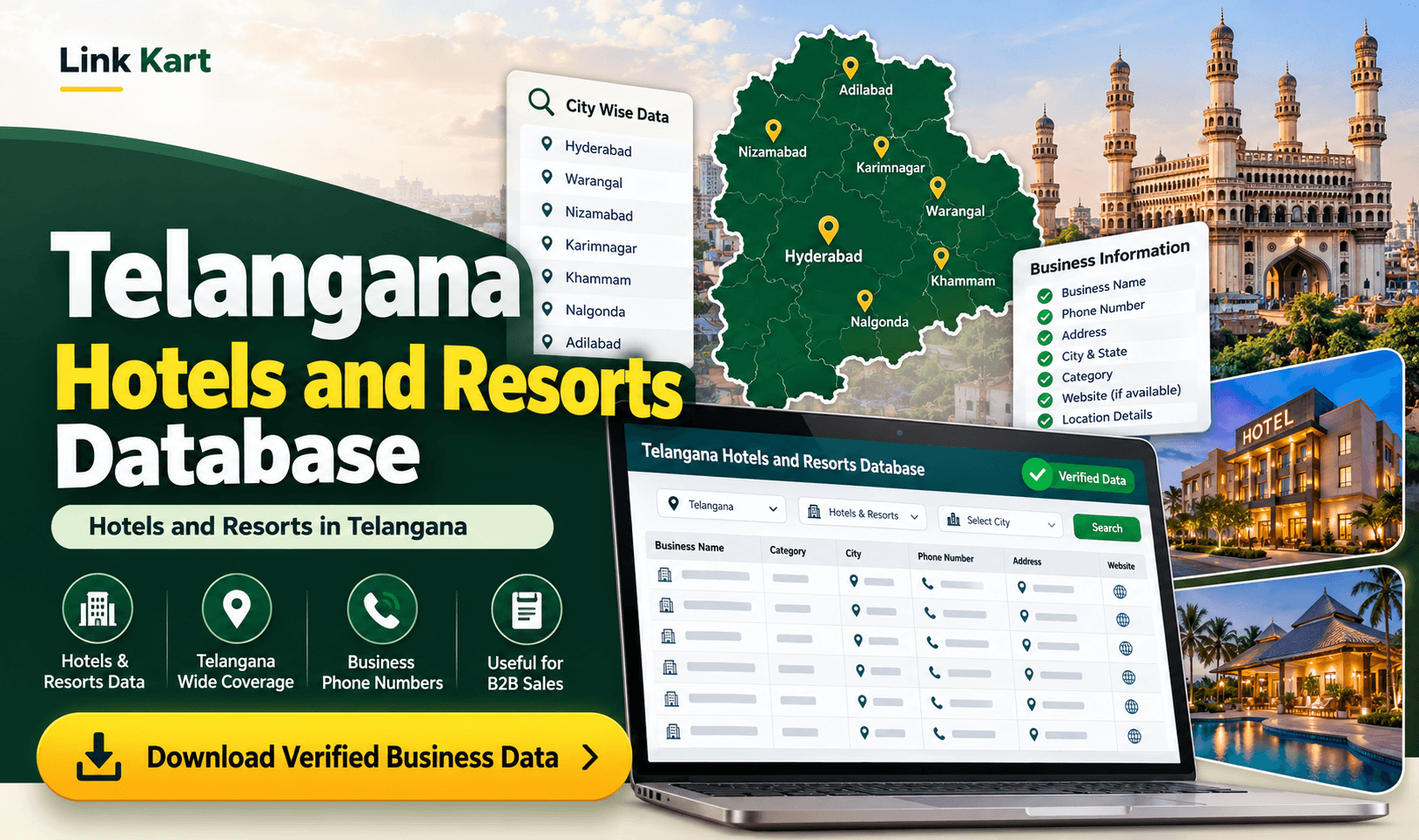 Hotels and Resorts in Telangana