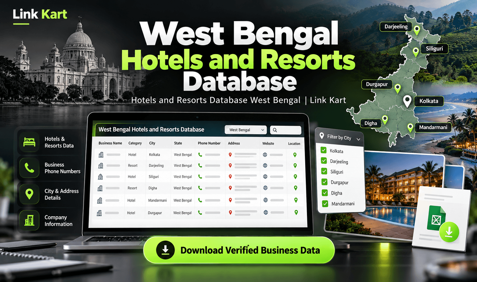 Hotels and Resorts in West Bengal