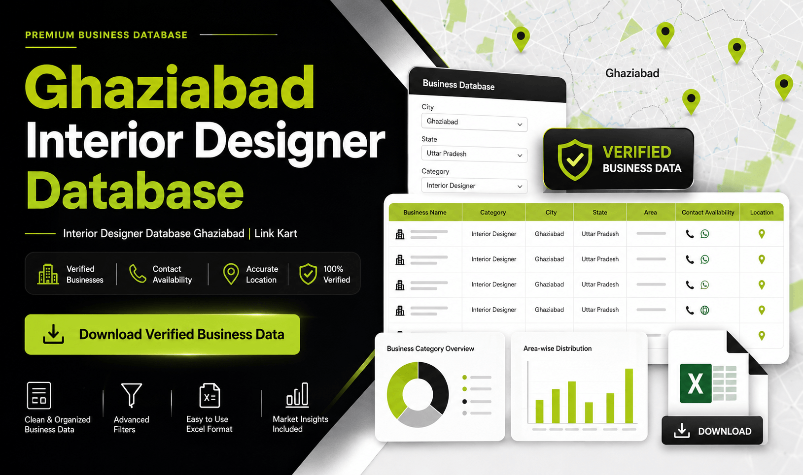 Interior Designer Database Ghaziabad | Link Kart