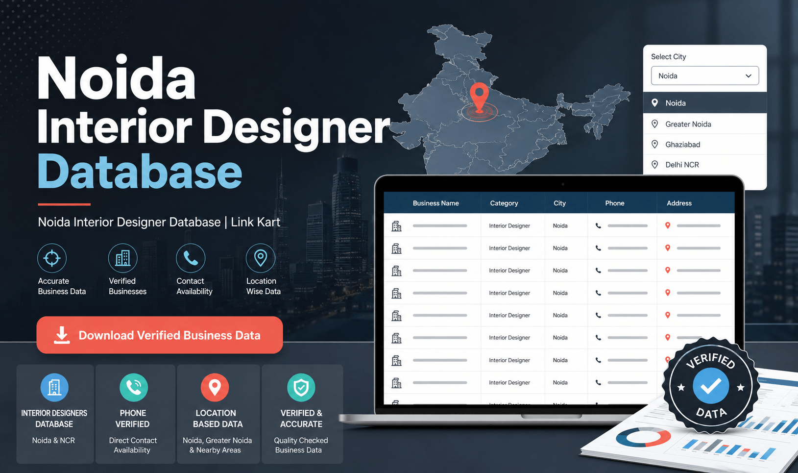 Noida Interior Designer Database | Link Kart