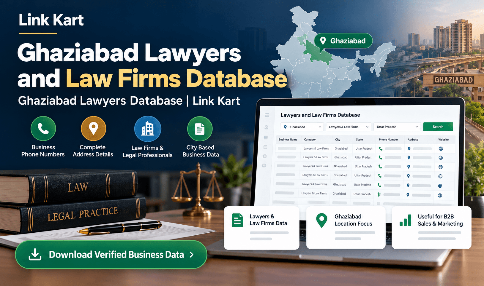 Ghaziabad Lawyers Database | Link Kart