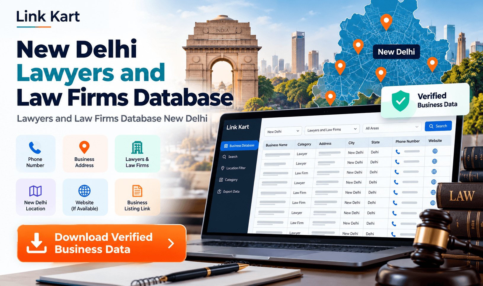 Lawyers and Law Firms Database New Delhi