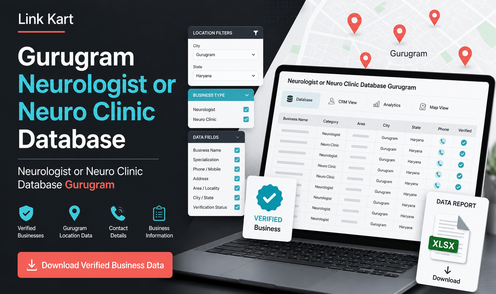 Neurologist or Neuro Clinic Database Gurugram