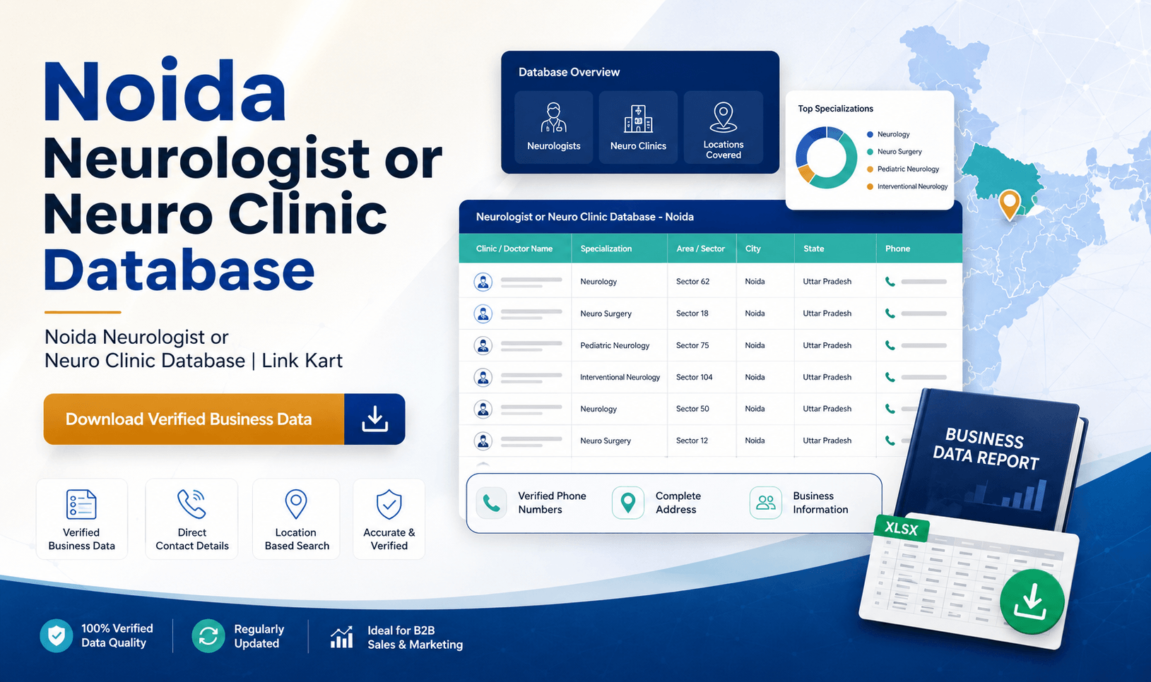 Noida Neurologist or Neuro Clinic Database | Link Kart