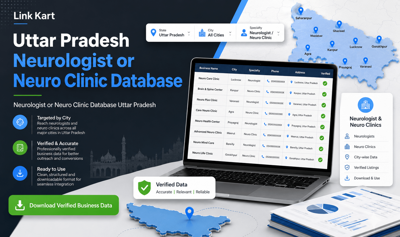 Neurologist or Neuro Clinic Database Uttar Pradesh