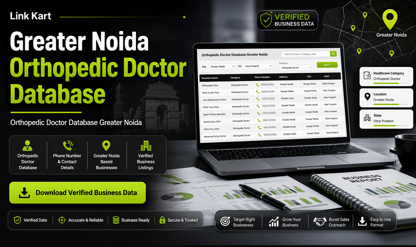 Orthopedic Doctor Database Greater Noida