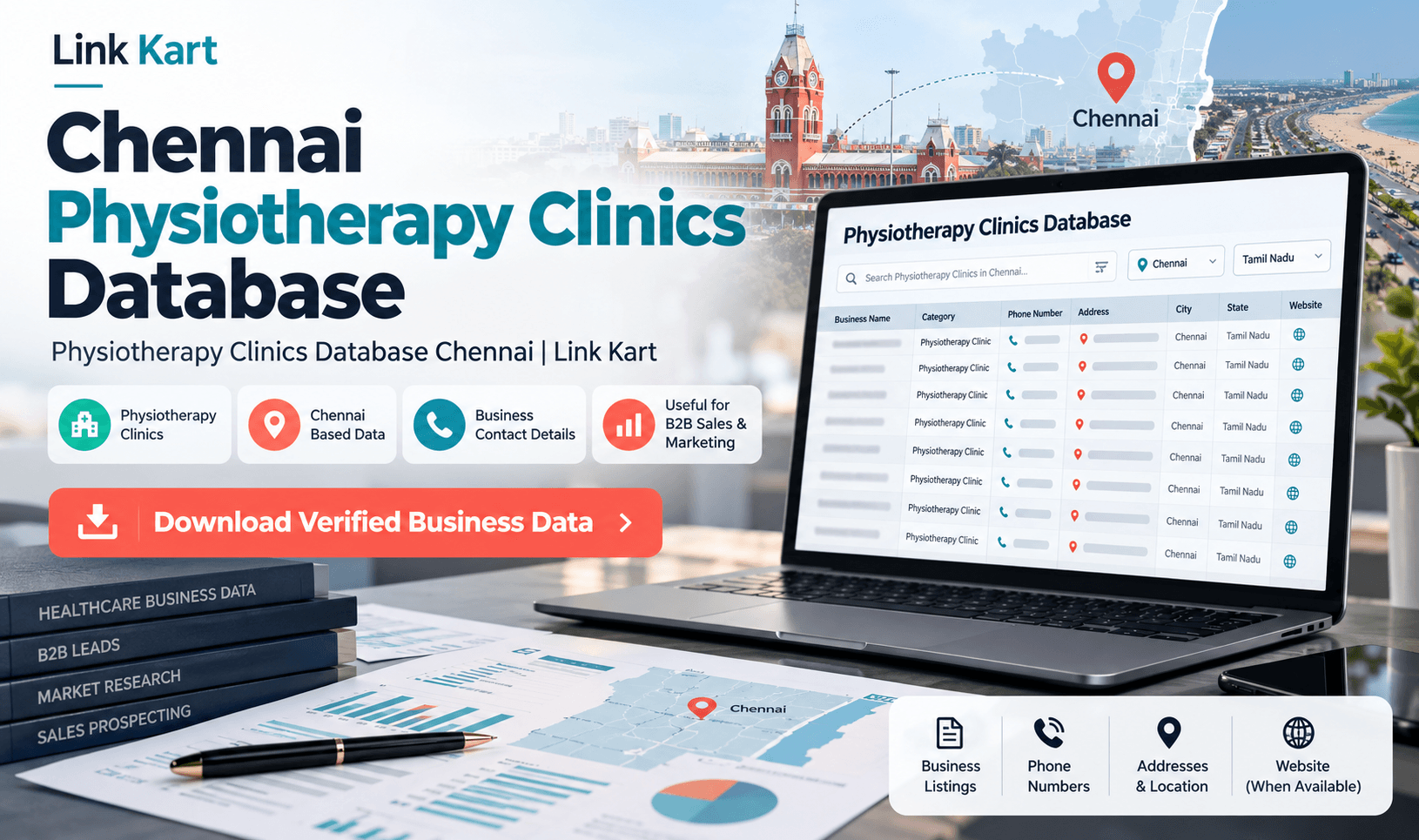 Physiotherapy Clinics Database Chennai | Link Kart