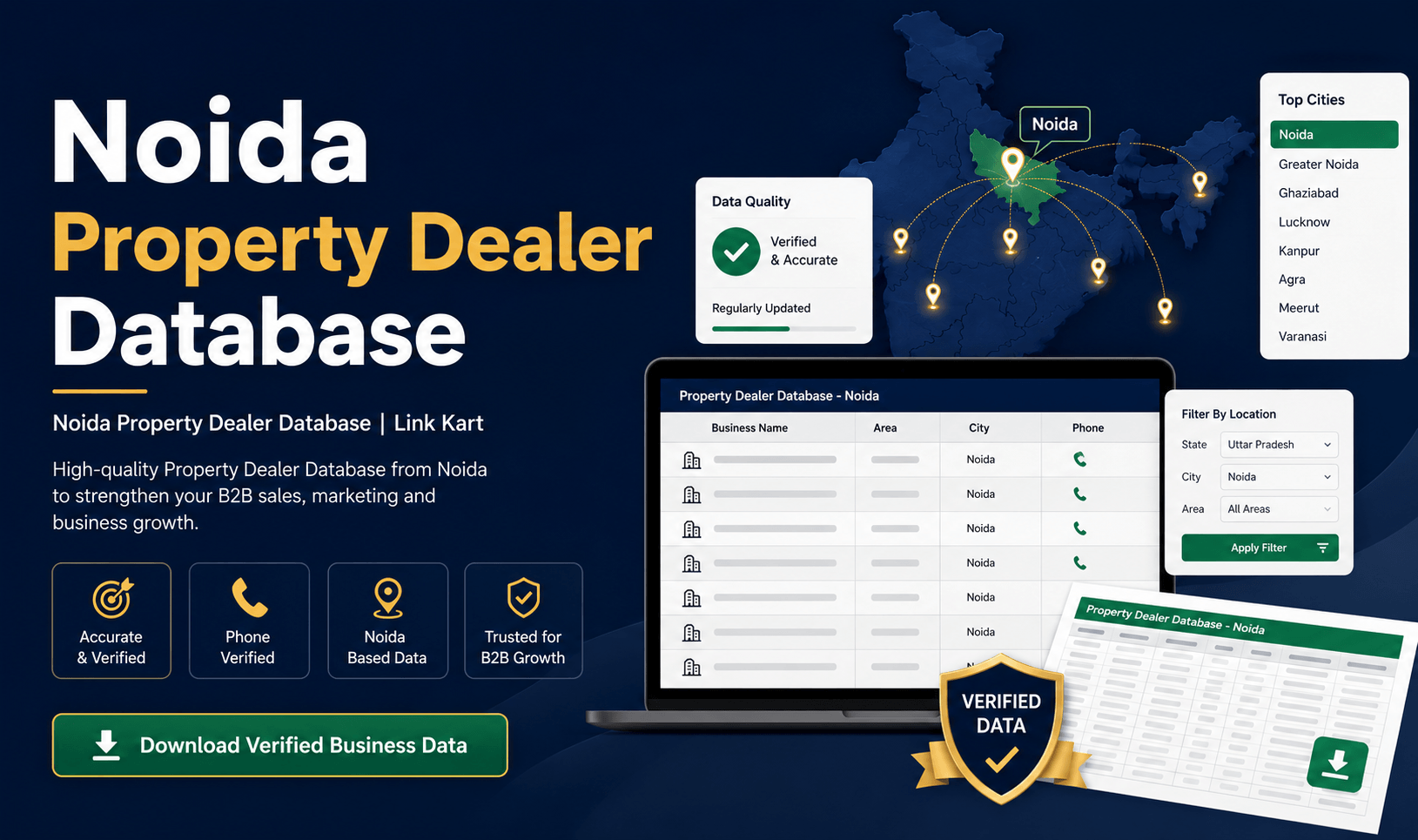 Noida Property Dealer Database | Link Kart