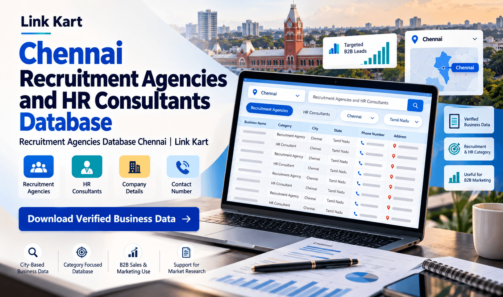 Recruitment Agencies Database Chennai | Link Kart