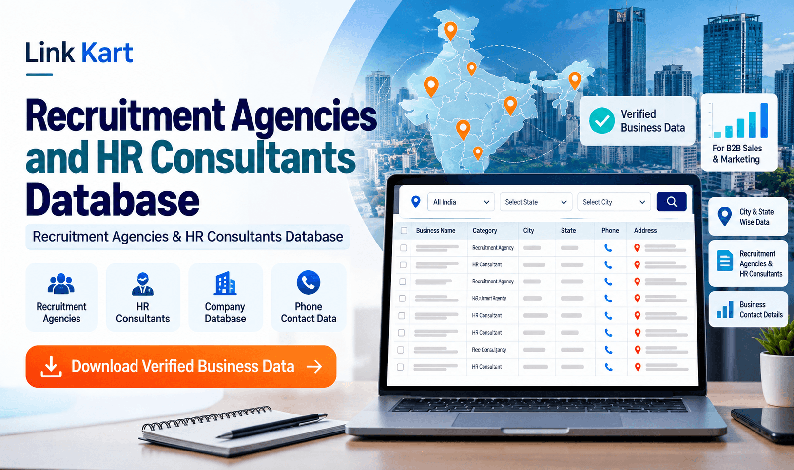 Recruitment Agencies & HR Consultants Database