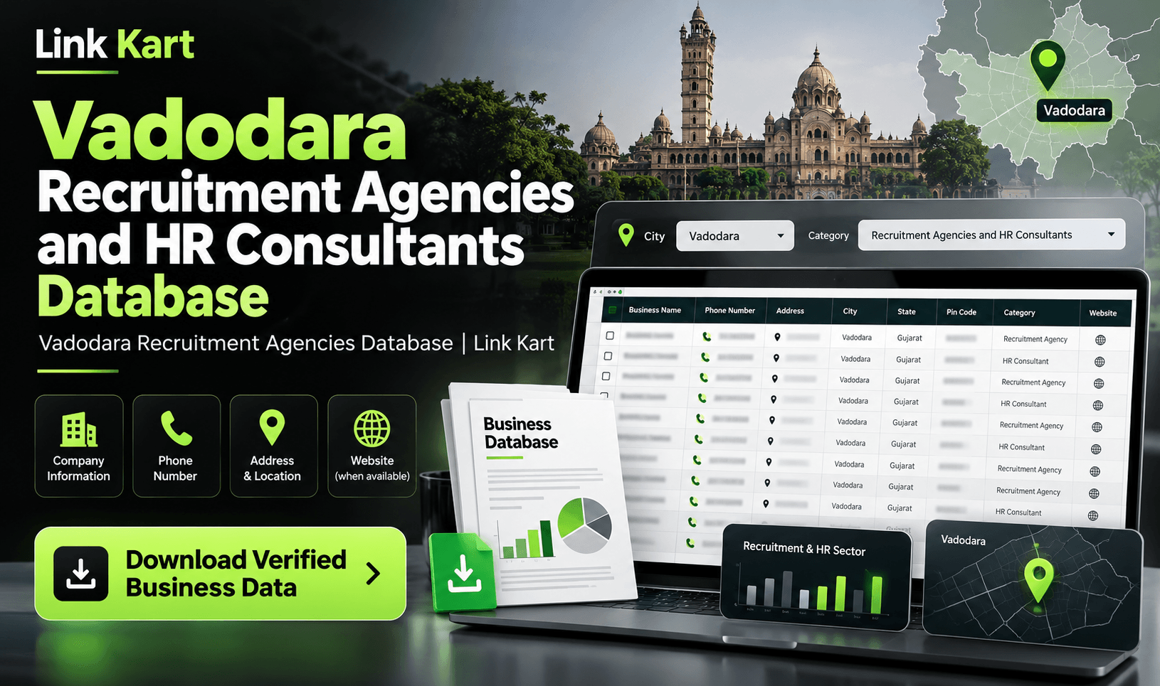 Vadodara Recruitment Agencies Database | Link Kart