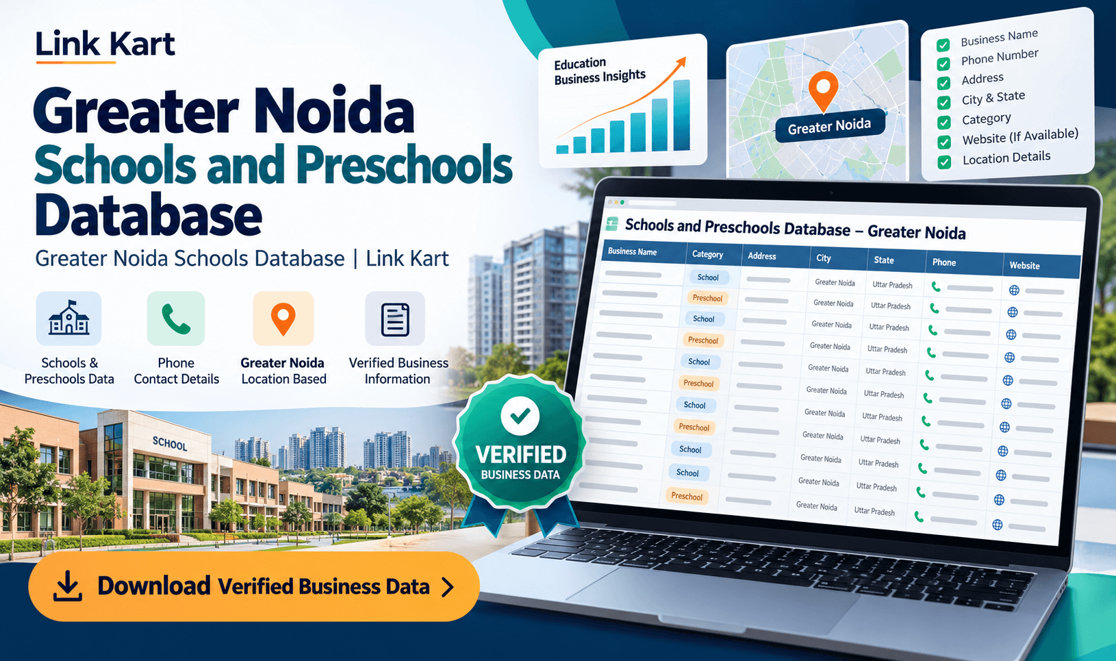 Greater Noida Schools Database | Link Kart