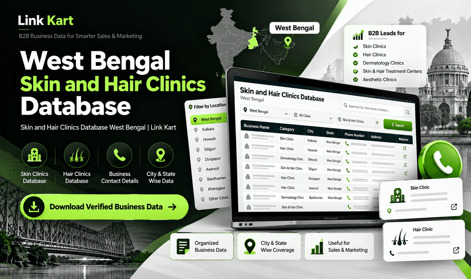 Skin and Hair Clinics in West Bengal