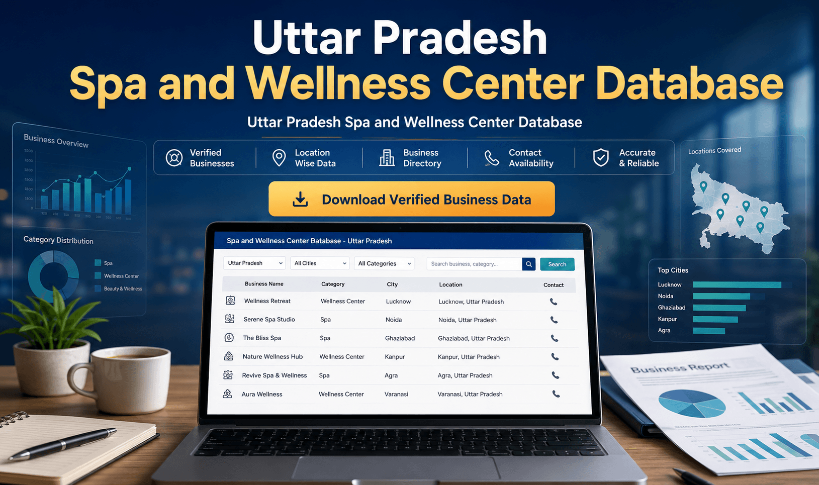 Uttar Pradesh Spa and Wellness Center Database