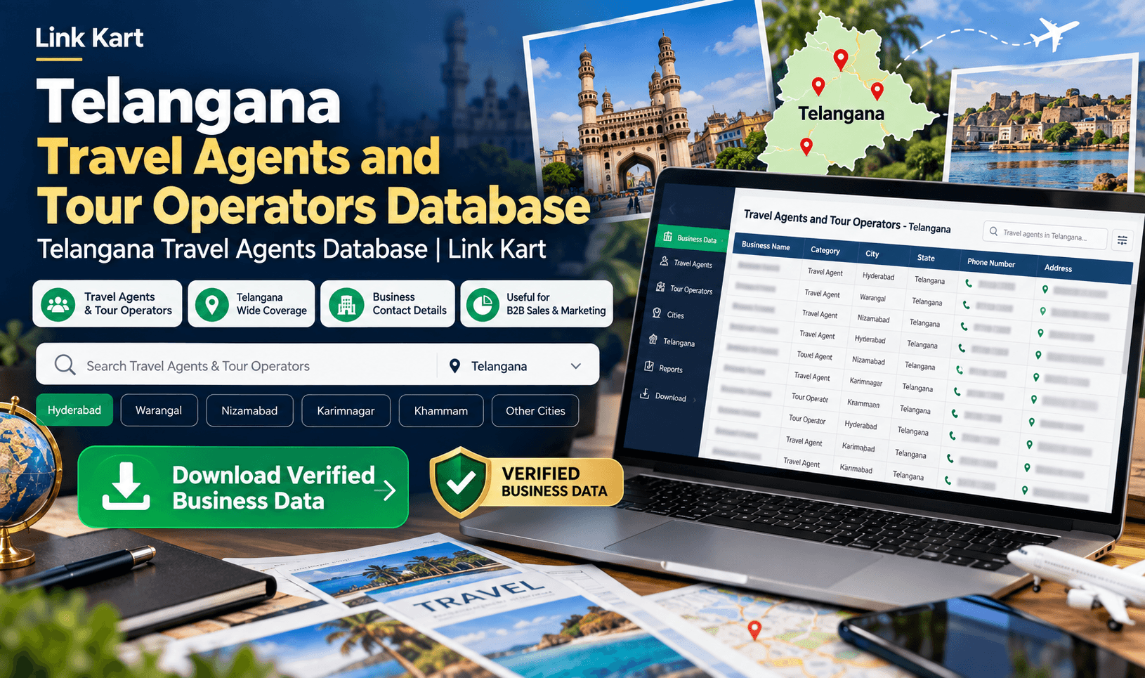 Travel Agents and Tour Operators in Telangana
