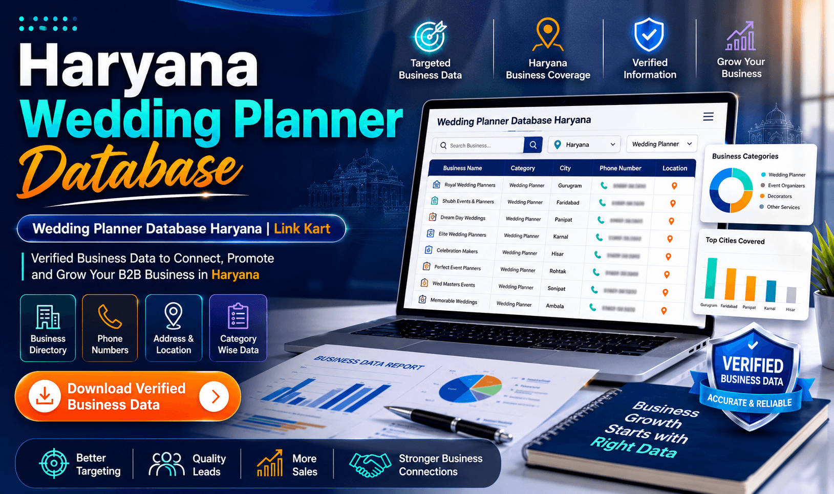 Wedding Planner Database Haryana | Link Kart